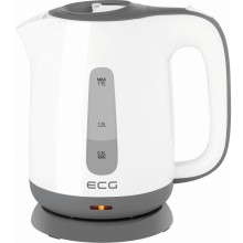 Чайник електричний пластиковий з фільтром проти накипу ECG RK 1759 Classica Grigio