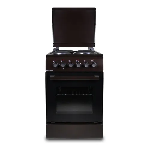 Плита електрична з електричною духовкою LUXELL LF55S-04 Brown