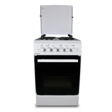 Плита електрична з електричною духовкою LUXELL LF55S-04 White