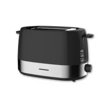 Тостер із функцією підігрівання та розморожування Heinner HTP-850BK