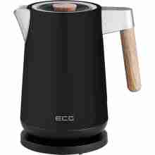 Чайник электрический с деревянной ручкой ECG RK 1768 Strix Timber Black
