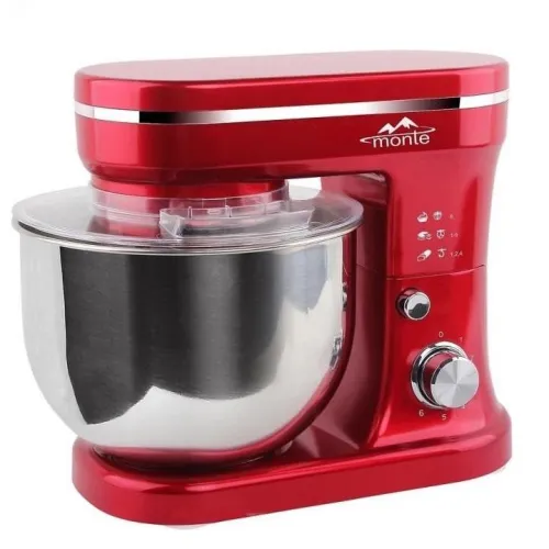 Миксер планетарный с металлической чашей 1400Вт Monte MT-2505