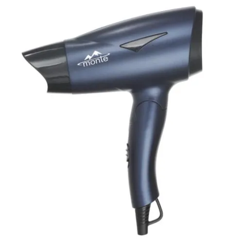Фен для волосся зі складною ручкою 1600 Вт Monte MT-5217 Blue