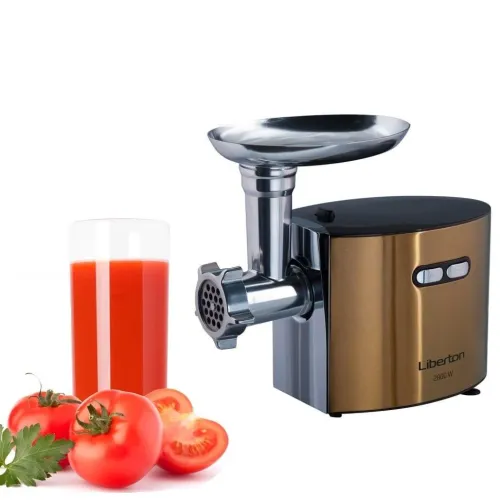 Мясорубка электрическая с соковыжималкой для томатов 2800Вт Liberton LMG-28TS