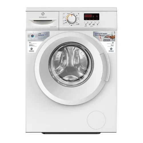 Пральна машина автомат з фронтальним завантаженням 6кг INTERLUX IWM-0606W