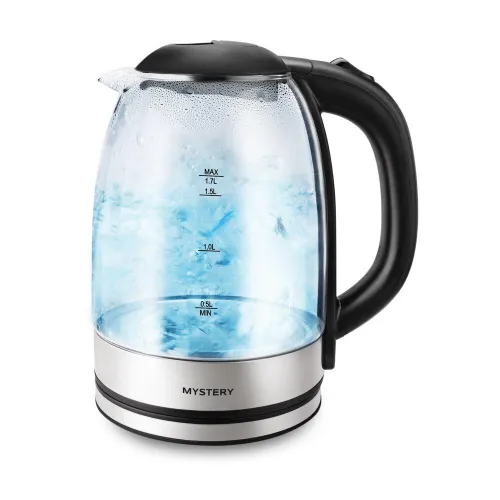 Чайник електричний скляний з LED-підсвічуванням Mystery MEK-1643