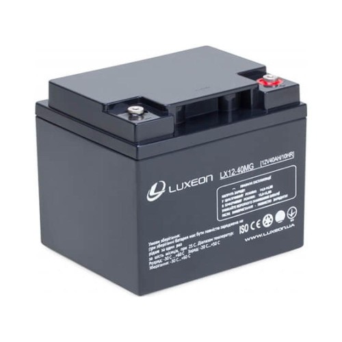 Акумуляторна батарея мультигелева 40Ah Luxeon LX12-40MG Акумуляторна батарея мультигелева 40Ah Luxeon LX12-40MG