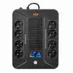 ИБП с аппроксимированной синусоидой 1000Вт LogicPower LP-UL1000VA-8PS (LP16162)