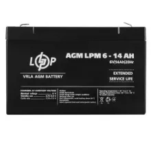 Акумулятор AGM LogicPower LPM 6V — 14 Ah (LP4160)