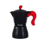 Кофеварка гейзерная Con Brio CB-6606 (6ч,300мл) красная