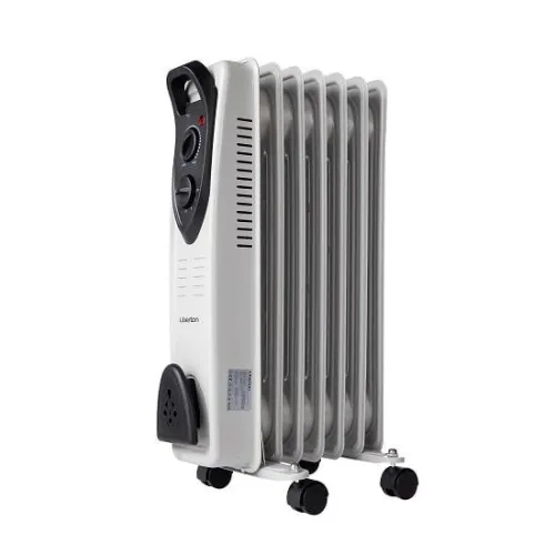 Обогреватель масляный на колесах 7 секций Liberton LOH-2606
