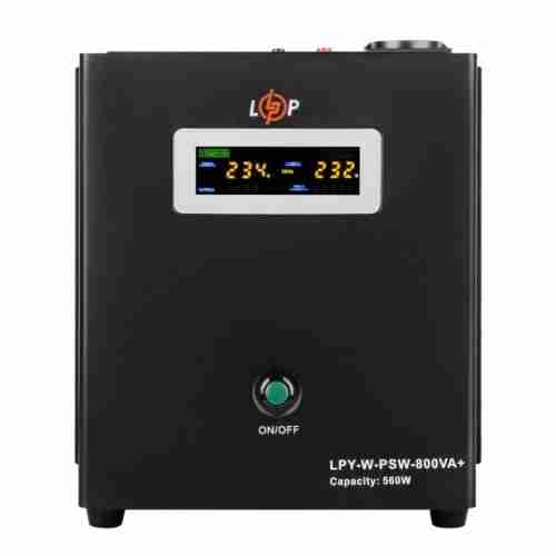 ИБП LogicPower LPY-W-PSW-800VA+ (560Вт) 5A/15A с правильной синусоидой 12V (LP4143)