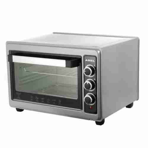 Духовка електрична настільна з двома листами 33л Asel AF-0023/33-23 Grey