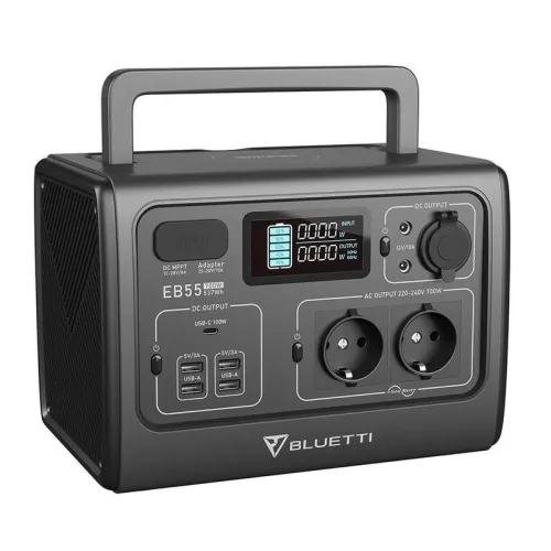 Зарядна станція Bluetti EB55 Portable Power Station 700W 537Wh (PB930340)