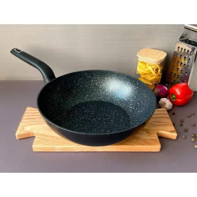 Сковорода 28см. KRAUZER 78108 TITANIUM LINE (WOK)