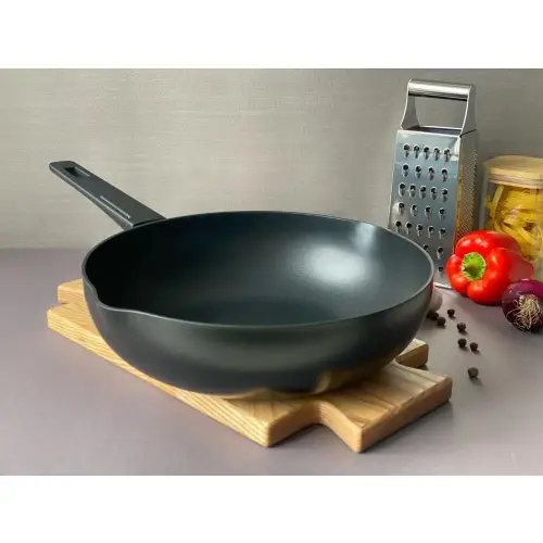 Сковорода 28см. KRAUZER 78142 ECO LINE (WOK)