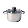 Кастрюля нержавеющая сталь с крышкой 2,6л KRAUZER 78006 Constant Serie 18 см