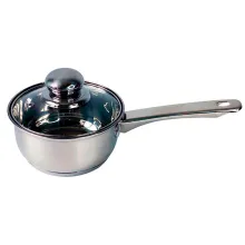 Ковш 0,6л нержавеющая сталь с крышкой KRAUZER 78002 Constant Serie 12 см Ковш 0,6л нержавеющая сталь с крышкой KRAUZER 78002 Constant Serie 12 см