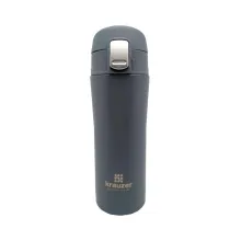 Термокружка 350 мл нержавіюча сталь KRAUZER 86-350Matte Graphite Termo Line