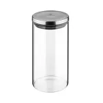 Контейнер для сыпучих термостойкое стекло с металлической крышкой 1200 мл KRAUZER 61-1200