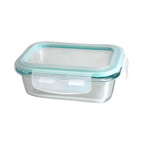 Контейнер пищевой жаропрочное стекло с крышкой KRAUZER 77221 400 мл