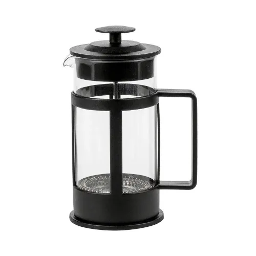 Френч-прес 600 мл боросилікатне скло KRAUZER 77227 чорний