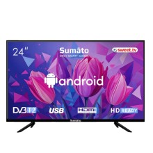 Телевізор SMART HD Ready 1366x768 SUMATO 24HTS03 Android 14.0