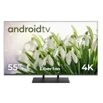 Телевізор безрамковий з голосовим керуванням Liberton LTV-55U01AT Smart Android 11.0