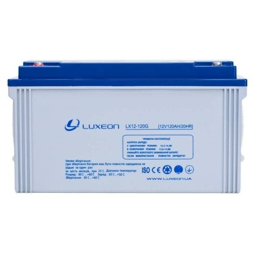 Акумуляторна батарея гелева Luxeon LX12-120G (12V, 120Ah)