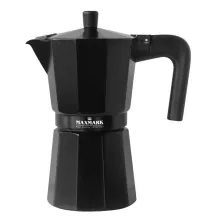 Кофеварка гейзерная на 6 чашек 300 мл Maxmark MK-106BLK Кофеварка гейзерная на 6 чашек 300 мл Maxmark MK-106BLK