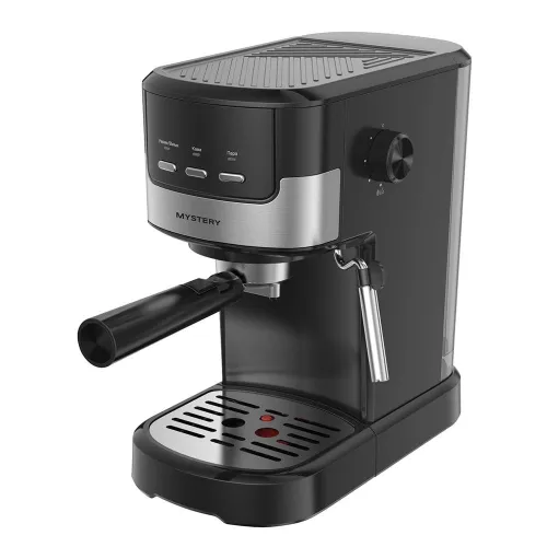 Кавоварка еспресо ріжкова з капучинатором для збивання молока Mystery MCB-5112 ULKA