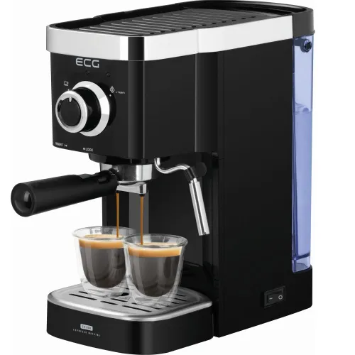 Кавоварка еспресо ріжкова ECG ESP 20301 Black
