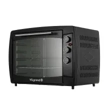 Духовка електрична конвекційна з автовідключенням та вертелом ViLgrand VEO650-18 BLACK