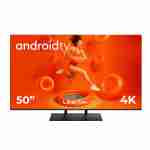 Телевізор безрамковий із голосовим керуванням Liberton LTV-50U01AT Smart Android 11.0