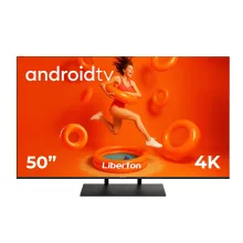 Телевизор безрамочный с голосовым управлением Liberton LTV-50U01AT Smart Android 11.0