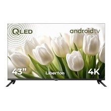 Телевізор безрамковий із голосовим керуванням Liberton LTV-43Q01AT Smart Android 11.0