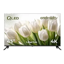 Телевізор безрамковий із голосовим керуванням Liberton LTV-43Q01AT Smart Android 11.0