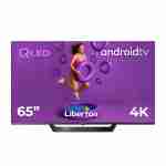 Телевізор безрамковий із голосовим керуванням Liberton LTV-65Q01AT Smart Android 11.0