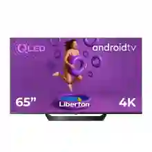 Телевизор безрамочный с голосовым управлением Liberton LTV-65Q01AT Smart Android 11.0