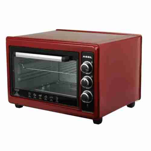 Духовка електрична настільна з двома листами 33л Asel AF-0023/33-23 Red