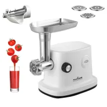 Мясорубка электрическая с соковыжималкой для томатов и терками Maxmark MK-MG55F