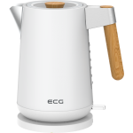 Чайник электрический с деревянной ручкой ECG RK 1768 Strix Timber White