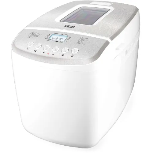 Хлебопечь Mystery MBM-1220 (1000/1250/1450 г, 2 тестомеса. 850 Вт)