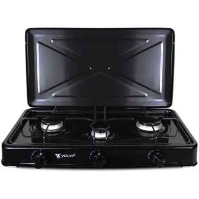 Плита настольная газовая Yucel O-300-LPG-black