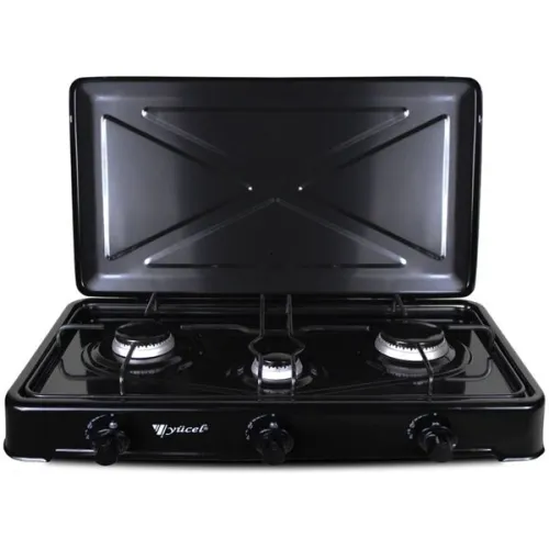 Плита настільна газова Yucel O-300-LPG-black