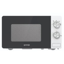 Микроволновая печь СОЛО Gorenje MO 17 E1W (17л, 700 Вт, мех. упрв.)