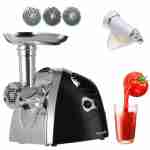 Мясорубка с соковыжималкой ViLgrand V203-BRMG black