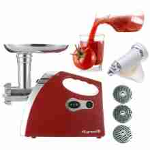 Мясорубка с соковыжималкой ViLgrand V203-BRMG red