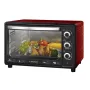 Електрична конвекційна духовка з автовідключенням 48 літрів Liberton LEO-480 Red