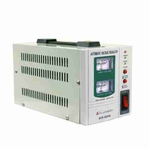 Стабилизатор напряжения релейный Luxeon AVR-500 VA белый
